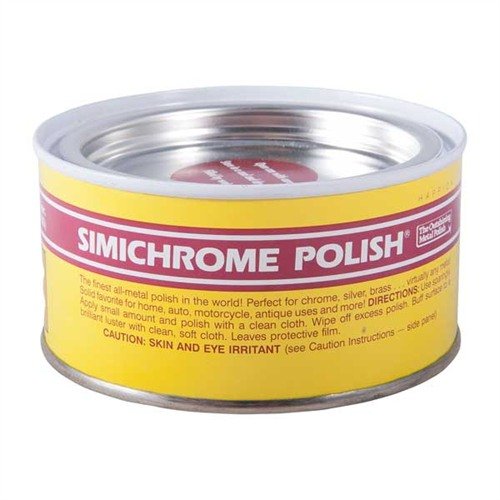 Simichrome Polish cleans and polishes brass, chrome, gold, silver, aluminum, glass, and plastic quickly, making it a must-have for every gun shop.
