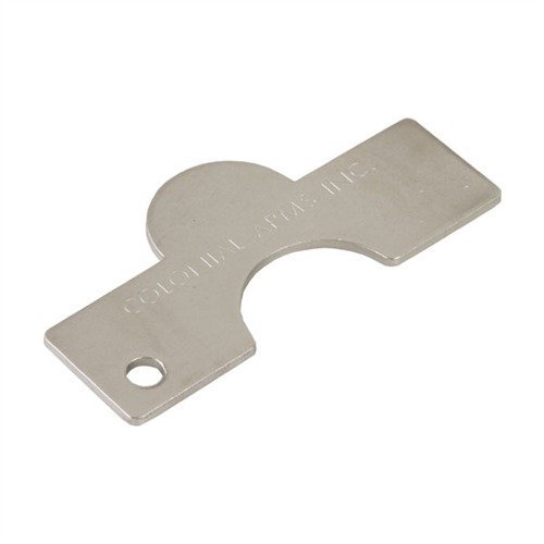 The COLONIAL ARMS CHOKE TUBE WRENCH offers damage-free leverage for unscrewing and installing choke tubes, compact and compatible with various brands.