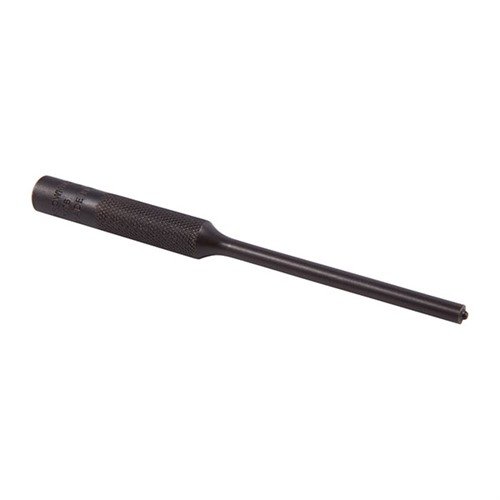 Brownells Roll Pin Punches are precision tools with durable solid steel construction, spherical tips for accurate alignment, and knurled handles for a secure grip.