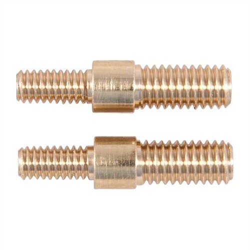 Dewey 30A adapter converts 8-32 female rods to accept 12-28 jags, enhancing compatibility for .270 caliber and larger accessories with durable machined brass.