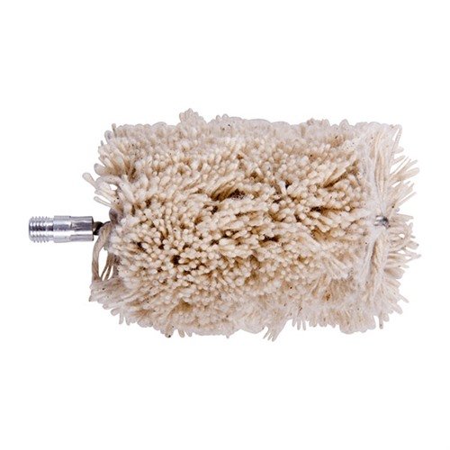 Efficiently clean M203 & 37mm grenade launchers with a portable 2-piece aluminum rod, phosphor bronze brush, and cotton mop for optimal maintenance.