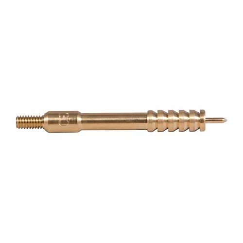 Dewey's BRASS JAGS feature extra-long design with ribbed segments for optimal patch contact, fitting various rods and enhancing bore cleaning efficiency.
