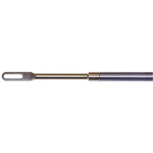 Dewey's stainless steel rods resist scratches and fouling, featuring ball bearing handles and a universal brass patch loop for all your cleaning needs.