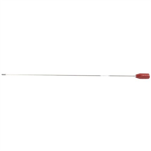 Dewey 30-HSS Rods are tough stainless steel cleaning rods that resist embedding of debris, featuring ball bearing handles and a universal brass patch loop.