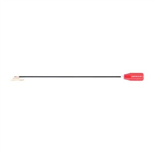 Dewey's coated rods feature a tough nylon that protects your rifling, a smooth ball bearing handle, and an adapter for standard brushes, ensuring safe and effective cleaning.