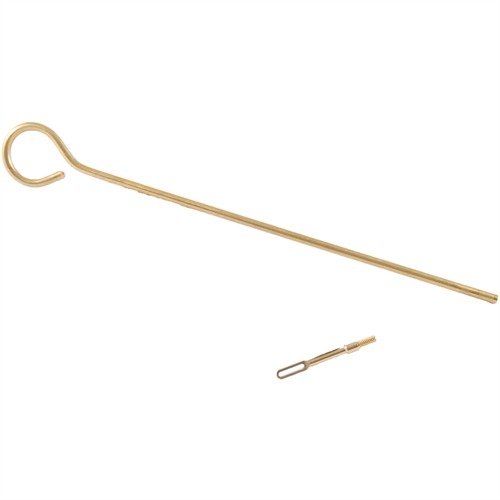 Dewey's LOOP Rifle & Pistol Rod is a durable one-piece brass rod with a finger loop, ideal for the range or bench, fitting .22 caliber and larger barrels.