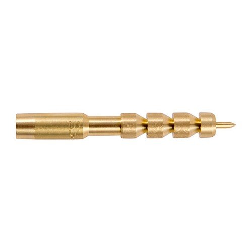 Dewey's brass jags are designed for use with coated rifle rods, ensuring a perfect fit and optimal cleaning with patches for .338 caliber firearms.