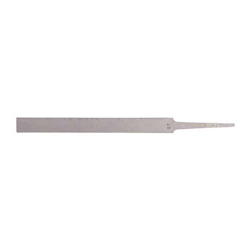 Precision steel files for cutting square screw slots, preventing damage and widening. Ideal for new or old screws, available individually or in sets.