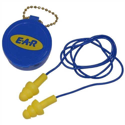 ULTRA-FIT EAR PLUGS provide triple flange protection, are comfortable, washable, and fit all ear canal sizes, perfect for protecting your ears from loud noise.