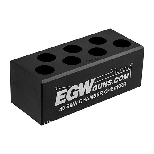 7-Hole Chamber Checkers ensure your .45 ACP ammo is within spec, preventing jams and misfires, crafted from durable 6061 T6 aluminum for reliability.