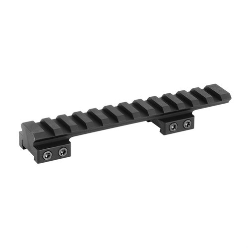 EGW CZ 527 16MM Picatinny Scope Mount offers full-length cross slots for flexibility, durable Type III anodized finish, and is perfect for hunters and tactical shooters.