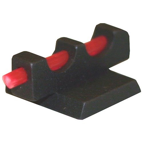 FIBER OPTIC 65° FRONT SIGHT offers bright red or green inserts for quick target acquisition, enhanced visibility in all lighting, and compatibility with various rear sights.