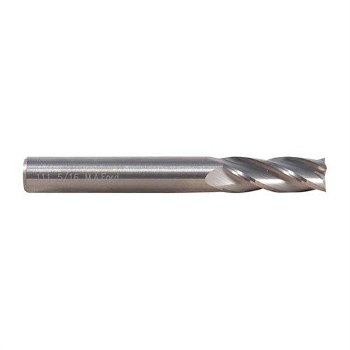 Solid carbide center-cut end mill cutters with a four-flute design for efficient plunge cuts, ideal for tough steels, saving time and costs in your gunshop.