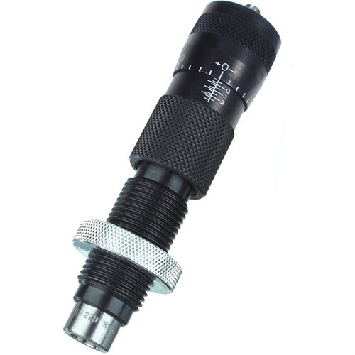 Forster ULTRA™ Micrometer Seater Die ensures precise bullet seating with micrometer adjustments, producing concentric rounds for superior accuracy.