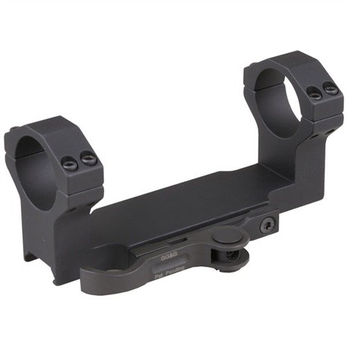 AccuCam mount with integral 30mm rings offers reliable strength, quick-detach convenience, and precise alignment for AR platforms, ensuring optimal performance.