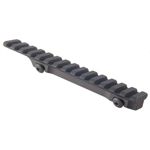 Bez nutnosti zbrojního průkazu, hliníkový montážní systém pro Ruger Mini-14 umožňuje snadnou instalaci optiky s dlouhým zorným polem a rychlou akvizicí cíle.