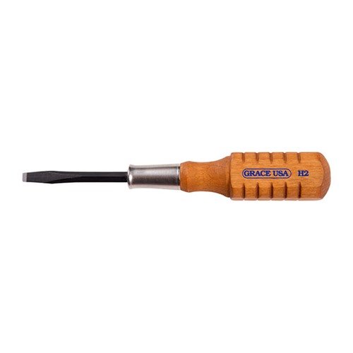 Grace USA Screwdriver Set offers precision with hardened tips, durable square shanks, and comfortable hardwood handles, ensuring reliable performance for gunsmiths.
