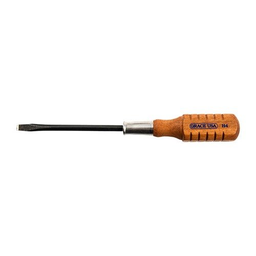 Grace USA Screwdriver Set features durable square shanks and hardened tips for precision, with ergonomic hardwood handles for comfort during extended use.