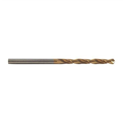 TiN COATED DRILL #28, 0.14" stays sharper longer, ensuring precise drilling and enhanced durability for all your gunsmithing needs.