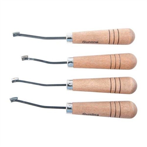 LEADER CHECKERING SET offers smooth cutting with spring-pinned heads, includes essential tools for all skill levels, and is affordable and long-lasting.