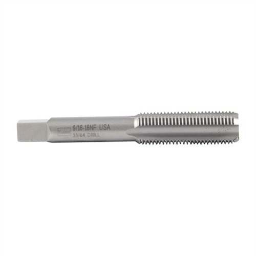 FRACTIONAL CARBON TAPS by Triumph Twist Drill Co. offer precise threading, durable carbon steel construction, and easy removal of broken fragments for gunsmiths.