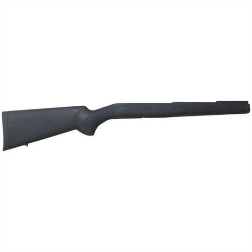 HOGUE's RUGER MINI-14 STOCK SPORTER offers lightweight fiberglass construction, enhanced grip, reduced recoil, and a drop-in fit for improved shooting comfort.