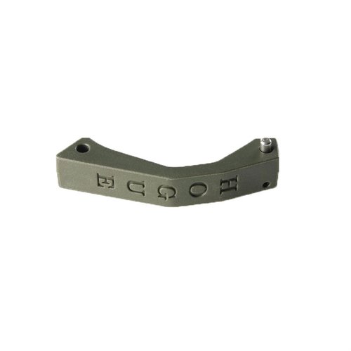 Upgrade your AR-15/M-16 with the HOGUE Contoured Trigger Guard in O.D. Green. Durable polymer construction ensures comfort and easy installation with included hardware.