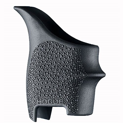 Hogue HandALL Beavertail Grip Sleeve for SIG P365 offers precise fit, enhanced comfort, recoil cushioning, and a non-slip grip for better firearm handling.