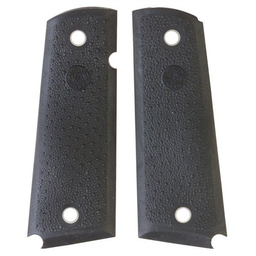 HOGUE SEMI-AUTO PISTOL GRIPS provide hand-filling comfort, recoil absorption, and non-slip designs in rubber or wood for enhanced control on your 1911 Auto.