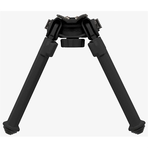 MOE Bipod by Magpul is ultra-light at 8oz, offers quick attachment, adjustable legs from 7 to 10 inches, and features non-slip feet for stable shooting.