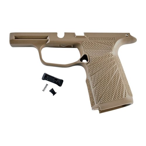 WILSON COMBAT P365 grip modules enhance recoil control, offer superior ergonomics, and feature aggressive texturing for optimal grip, perfect for concealed carry.