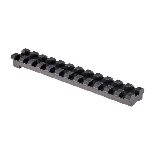 Colt Anaconda Picatinny Scope Base offers a perfect fit for adding red dots or pistol scopes, featuring durable matte black anodized finish for tough use.