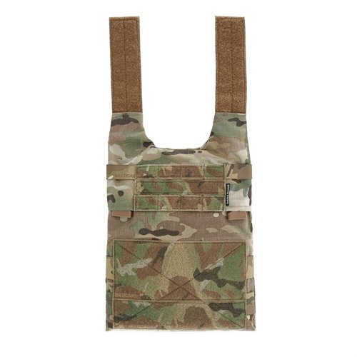 The LV-119 O V E R T Front Plate Bag offers MOLLE compatibility, PTT support, and customizable fit for SAPI plates, ideal for high-profile operations.