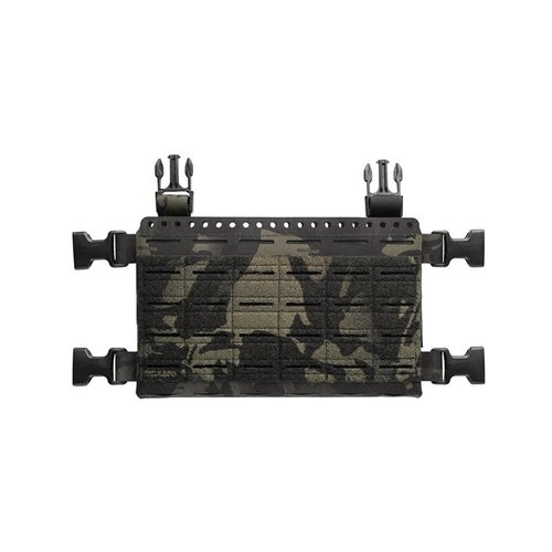 Micro Fight Chassis MkV: lightweight, modular design with MOLLE for pouches, versatile for plate carriers or chest rigs, compatible with Spiritus accessories.