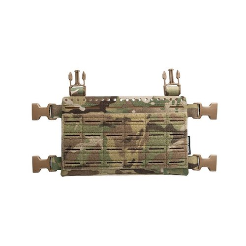 Micro Fight Chassis MkV je lehký a modulární, ideální jako samostatný placard nebo centrální hub pro chest rig, kompatibilní s dalšími komponenty Spiritus.