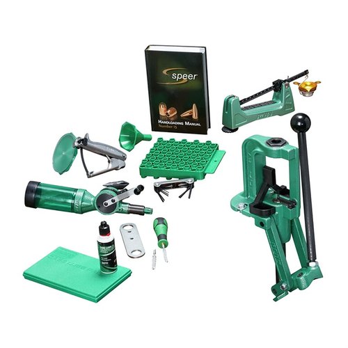 Rock Chucker Supreme Master Reloading Kit offers everything you need to start handloading like a pro, including a press, scale, powder measure, and more.