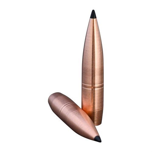 LAZER 284 Caliber 145gr Tipped Hollow Point bullets offer high BC, exceptional long-range accuracy, and devastating performance, all made from lead-free solid copper.