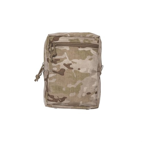 Spiritus Systems GP Tall Pouch offers extra depth for larger gear, secure tie-down loops, and a front pocket, made from durable 500D Cordura nylon.