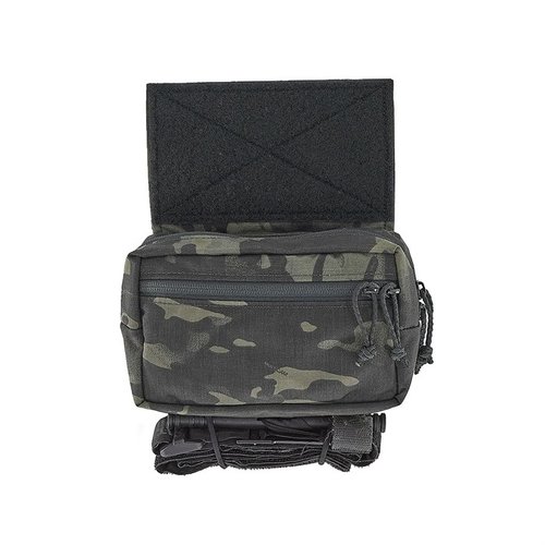 SACK POUCH MK3 offers versatile access, half zip design, adjustable loops, and Velcro compatibility, perfect for quick equipment deployment in tight spaces.