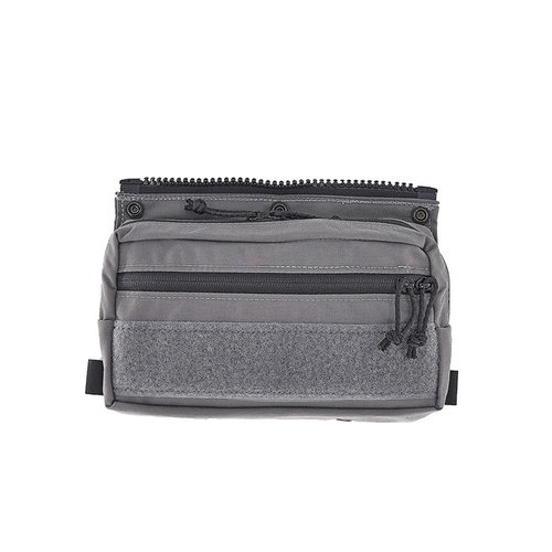 GP Flap for Assault Back Panel Core offers a secure storage pocket with zippered closure, Velcro organization, and channels for linear items, perfect for operations.