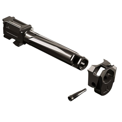 Radian® AFTERBURNER™ + RAMJET™ combo offers unmatched recoil reduction, easy installation, and G17 compatibility for Glock 19, enhancing accuracy and durability.