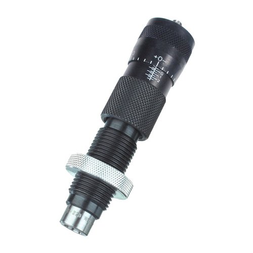 Forster Ultra Micrometer Seater Die offers precise bullet seating adjustments from .0005 to .001 inch, ensuring concentric rounds and easy bullet switching.