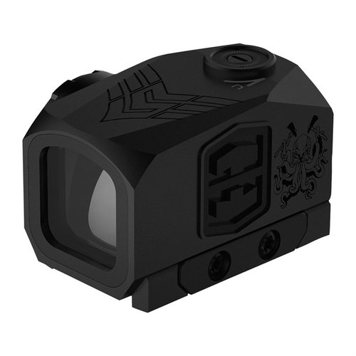 KRAKEN Red Dot Sight offers a durable 7075 aluminum body, waterproof lenses, RMR/MOS adapters, and Shake ‘N Wake tech for reliable, stable optics-ready shooting.
