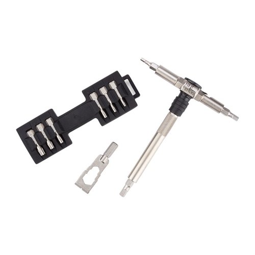 Fix It Sticks Compact Ratchet Locking Hex Drive offers a versatile 15-bit set, durable construction, and efficient storage, perfect for precise firearm maintenance.