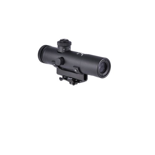 Colt AR-15 4X Carry Handle Scope features modern optics, fog/waterproof lenses, BDC turret, and easy tool-free attachment to AR-15 carry handles.