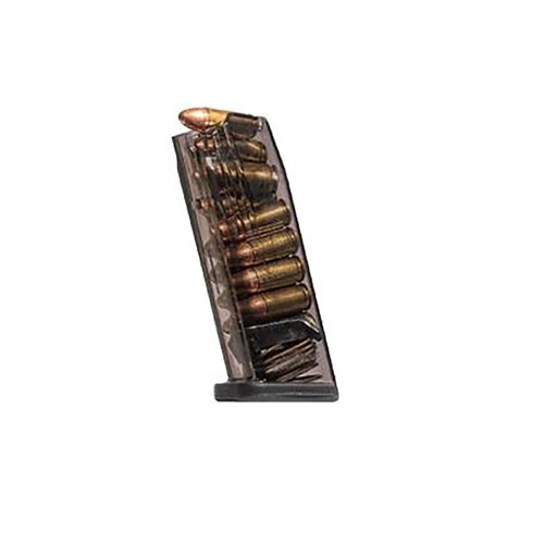 HECKLER & KOCH VP9SK 12-RD magazine offers extreme impact resistance, easy disassembly, and a translucent body for ammo visibility, ensuring durability and reliability.