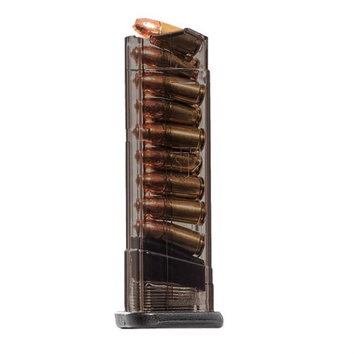 SMITH & WESSON Shield Magazines offer extreme impact resistance, multiple capacities, easy disassembly, and a translucent body for ammo visibility—built to last!