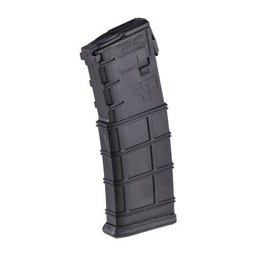GEN 2 AR-15 magazines offer 30-round capacity, improved feed lip geometry, extreme impact resistance, and easy disassembly for maintenance. Lifetime warranty included.