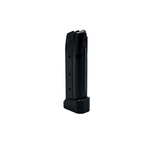 S15 magazine offers a flush-fitting 15 round capacity for Glock 43X/48, made from tough steel with a corrosion-resistant finish, ensuring reliability.