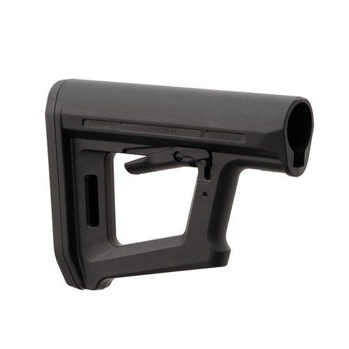 MOE PR Carbine Stock offers a lightweight, minimalist design with a support-hand rest, M-LOK slot for slings, and compatibility with CTR Cheek Risers.